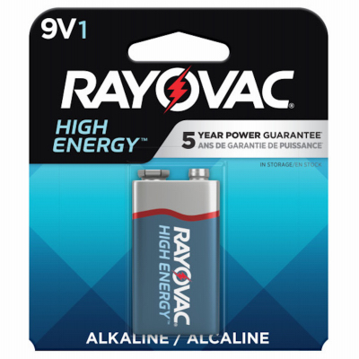 Rayovac 9V Alkaline Battery