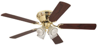 52" Contemp PB Ceil Fan