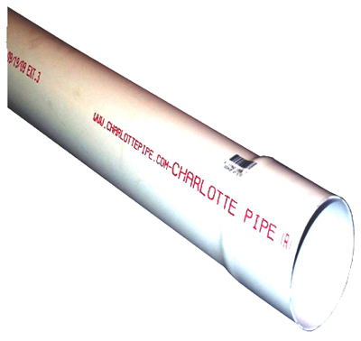 4x10 Solid S&D White Pipe