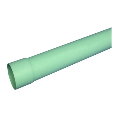 4"x10' SDR35 Green Plastic Pipe