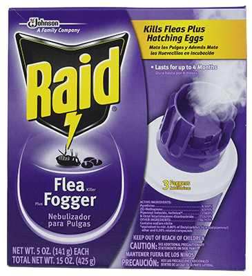 Raid 3PK Flea Fogger           *