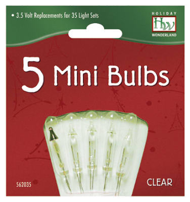 HW 5PK CLR Repl Bulb