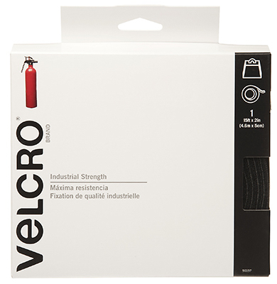 2" Black Sticky Back Velcro/Ft