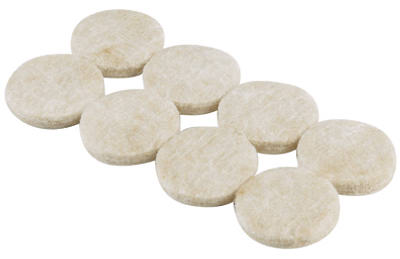 16PK 1"BGE RND Felt Pad