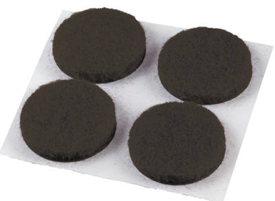 12PK 3/4" BRN RND Pad