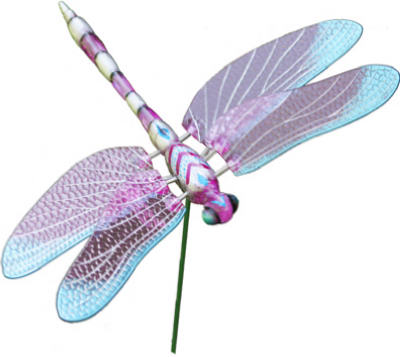 7" Dragonfly Plant Stake