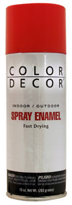 Spray Paint, Red Gloss, 10 oz.