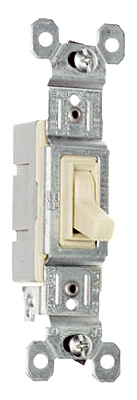 15A Ivory SP Grounded Switch