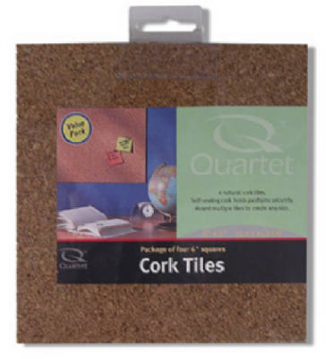 4PK 6x6 Cork Tile