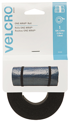 3/4x9 BLK Velcro Strap
