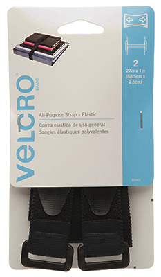 2PK1x27BLK Velcro Strap