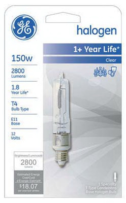 GE 150W T4 Quartz Halogen Lamp