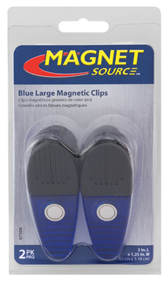 2PK LG Blue Magnet Clip