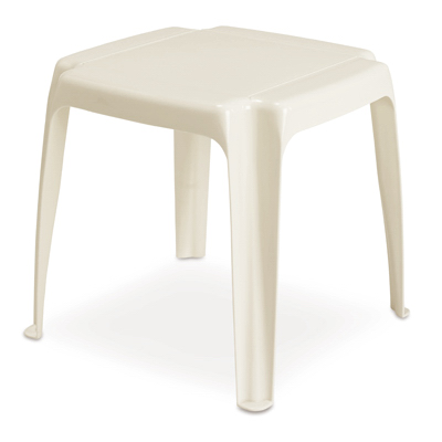 White Square Stack Table