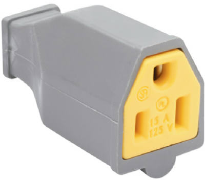 15A Gray 3 Wire Connector