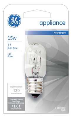 GE 15W Clear Appliance Bulb