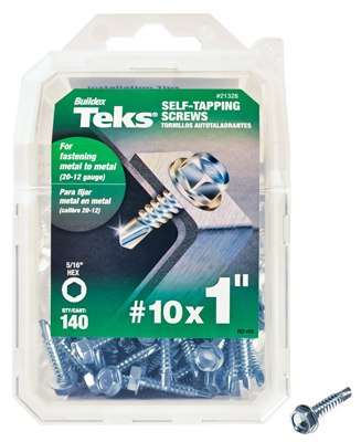 140PK #10x1" Hex Screw