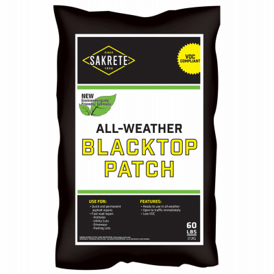 50 Lb. Asphalt Repair - Road Rescue Natural Limestone Blacktop Patch - Fast Setting & Pre-Mixed