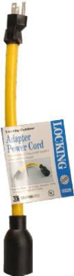 9" 15A-125V Cord Adapter