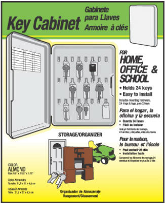 8" x 10" Plastic Key Cabinet