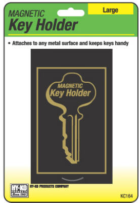 Large Black Magnetic Key Holder