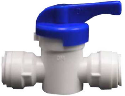 3/8" Push-In Ball Valve Poly