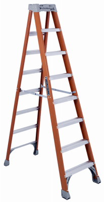 8 Fiberglass, Type 1A Step Ladder