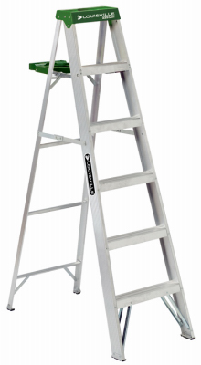 Aluminum Type II Ladder, 6'