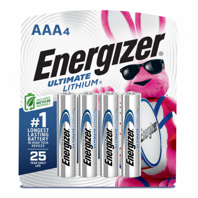 Energize 4PK AAA Lithium Battery