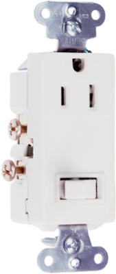 681WCC  Switch/Outlet 15A WHT