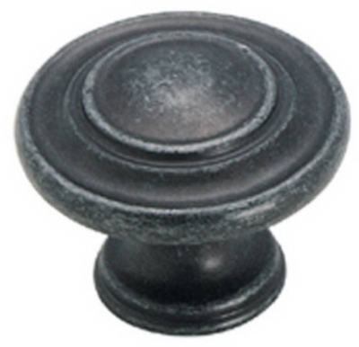 1-3/8" WI 3-Ring Knob