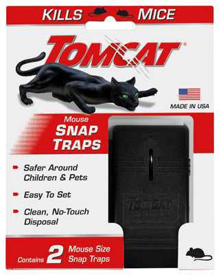 2pk Mouse Snap Trap TomCat