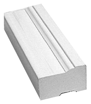 7' PVC WHT Brickmould