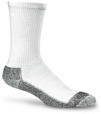 MED WHT DBL Sole Sock