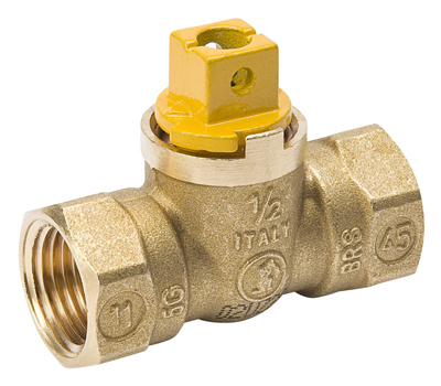 113523  Ball Valve Gas 1/2" BRS