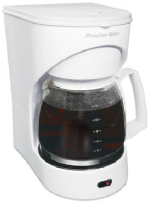 12Cup White Coffeemaker