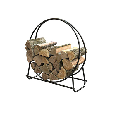 40" HOOP FIREWOOD RACK