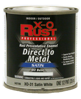X-O Rust 1/2Pt Satin White