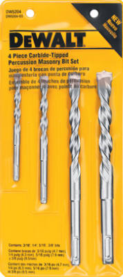 4PC Masonry Drill Bit Set