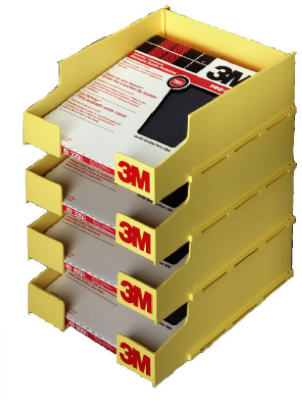 4Tray YEL Abrasive Rack