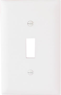 10PK WHT 1G Wall Plate