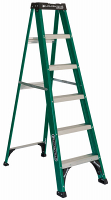 Ladder, Step 6' Fiberglass 225#