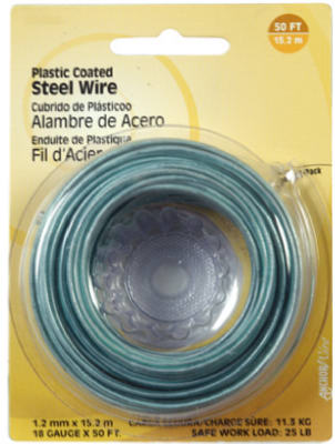 50', 18 Ga Plastic Coated Wire