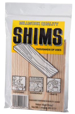 SHIM WOOD 6" 9PK