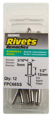 12PK L SS Rivet