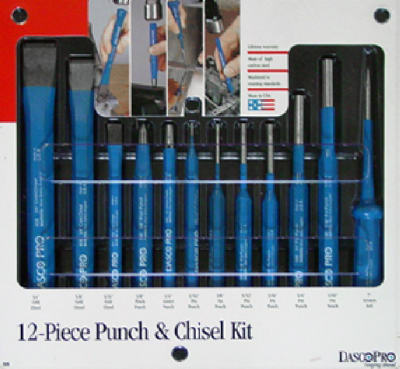 12PC Punch & Chisel Kit