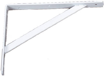 16" White Heavy Duty "L" Bracket