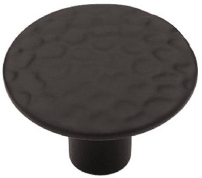 1-1/8" BLK Hamm Knob