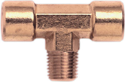 1/4" NPTM Tee Fitting