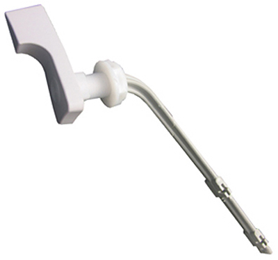 Amer WHT Flush Lever